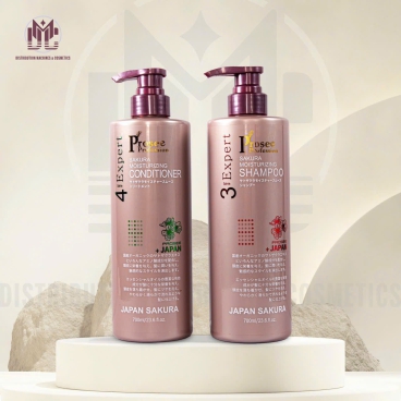 Cặp Gội Xả Prosee Sakura Tím 700ml – Cho Tóc Dầu, Giảm Bết Dính & Chống Rụng