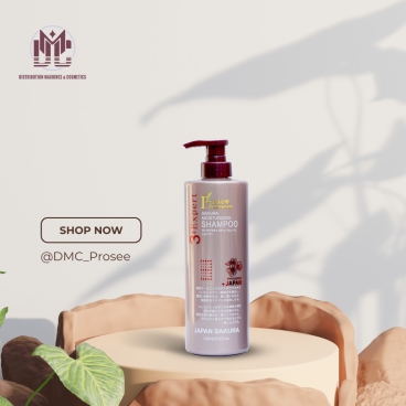 Dầu Gội Prosee Sakura Moisturizing Tím 500ml PS2 – Dành Cho Tóc Dầu, Chống Rụng Tóc
