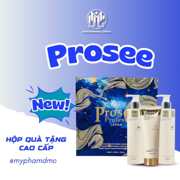 Hộp quà tặng Prosee cao cấp gồm 1 cặp Gội, Xả, Hấp 230ml
