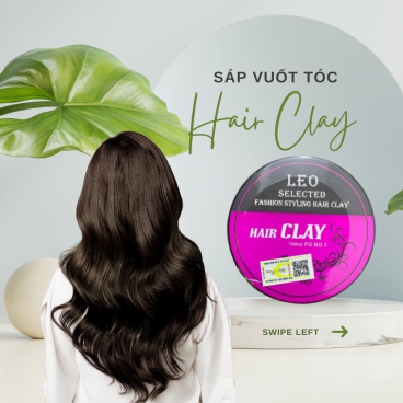 Sáp Vuốt Tóc Prosee 100g Tạo Kiểu Giữ nếp lâu dài LEO Hair Clay