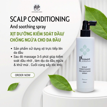 Xịt dưỡng Prosee250ml - Giúp kiểm soát dầu, chống ngứa cho da đầu chai