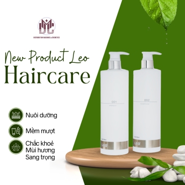 Cặp dầu gội Leo trắng 780ml - Siêu mượt phục hồi tóc