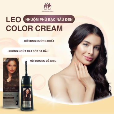 Nhuộm phủ bạc Leo màu Nâu đen 44.0 - 300ml